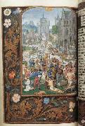 unknow artist Folio from the Mayer van den Bergh Breviary France oil painting reproduction